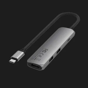 Адаптер Satechi 4-in-1 USB-C Slim Multiport Adapter 4K (Space Gray) в Херсоне