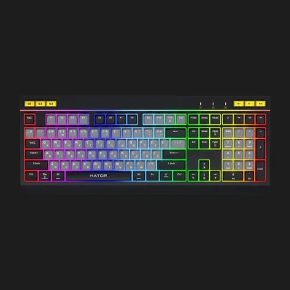 Клавиатура игровая HATOR Icefall (Black/Gray) (HTK401UA) (UA) в Броварах