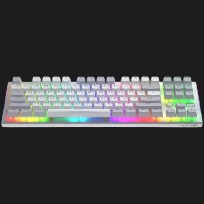 Клавиатура механическая HATOR Gravity TKL orange (White) (HTK561UA)