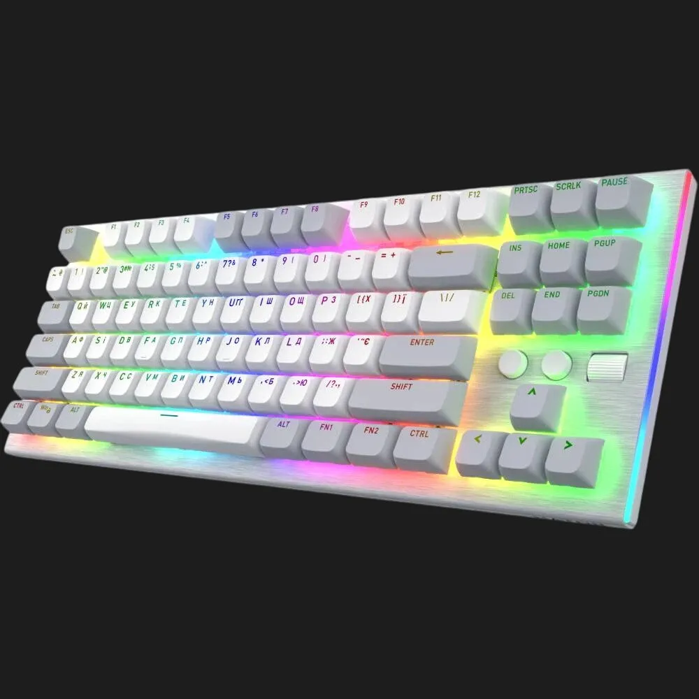 Клавиатура механическая HATOR Gravity TKL orange (White) (HTK561UA)