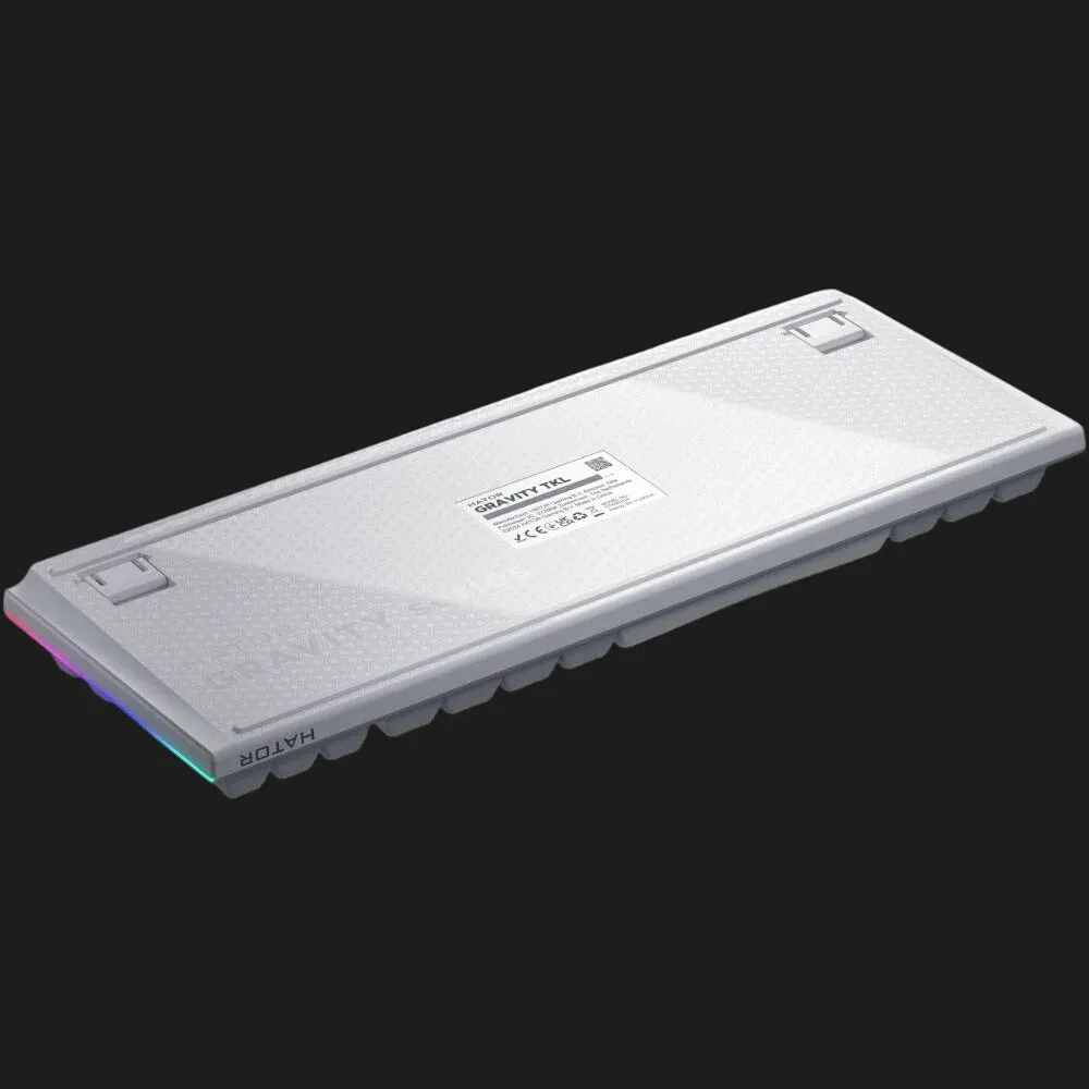Клавиатура механическая HATOR Gravity TKL orange (White) (HTK561UA)