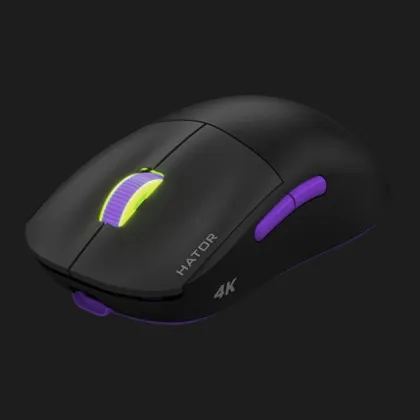 Ігрова миша HATOR Quasar 2 ULTRA 4K Wireless (Black/Lilac) (HTM570BL) в Павлограді