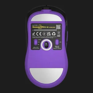 Ігрова миша HATOR Quasar 2 ULTRA 4K Wireless (Black/Lilac) (HTM570BL) (UA) в Бродах