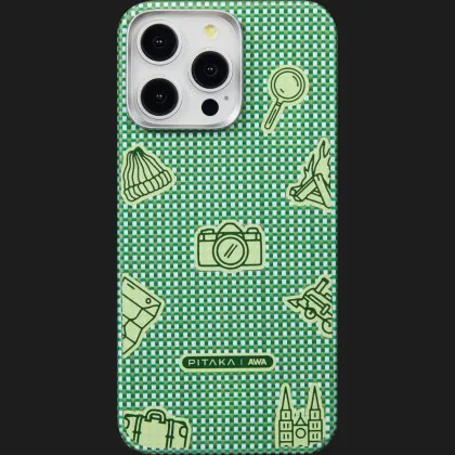 Чохол Pitaka MagEZ Case для iPhone 15 Pro (AWA-Forest) в Бродах