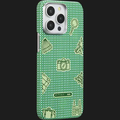 Чохол Pitaka MagEZ Case для iPhone 15 Pro (AWA-Forest) в Бродах