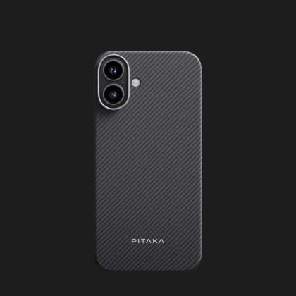 Чехол Pitaka MagEZ Ultra-Slim Case для iPhone 16 Plus (Black/Grey)
