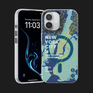 Чехол Benks Magnetic Summit Series для iPhone 16 (New York) в Хмельницком