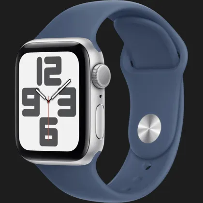 Apple Watch SE 2 GPS 40mm Silver Aluminium Case with Denim Sport Band (S/M) (MXEC3) 2024 в Дніпрі