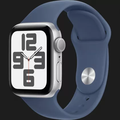 Apple Watch SE 2 GPS 40mm Silver Aluminium Case with Denim Sport Apple Watch SE 2 GPS 40mm Silver Aluminium Case with Denim Sport