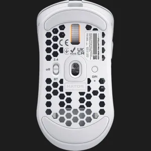 Ігрова миша HATOR Stellar PRO Wireless (White) (UA)