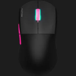 Ігрова миша HATOR Quasar 2 ULTRA 4K Wireless (Black/Pink) (HTM570BP) (UA)