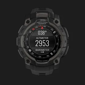 Garmin Instinct 3 45mm AMOLED Black with Black Band в Бердичеві