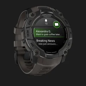 Garmin Instinct 3 50mm AMOLED Black with Charcoal Band в Бердичеві