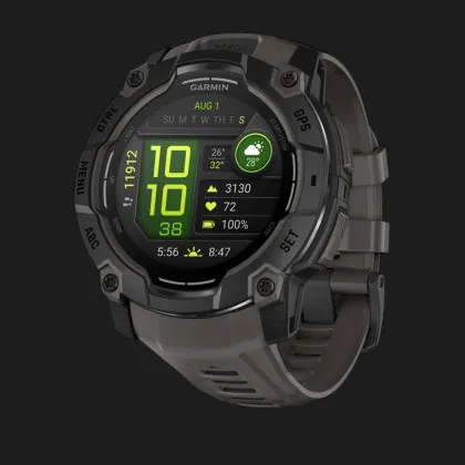 Garmin Instinct 3 50mm AMOLED Black with Charcoal Band в Чернигове