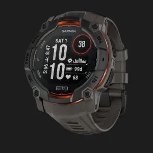 Garmin Instinct 3 50mm Solar Black with Charcoal Band в Бердичеві