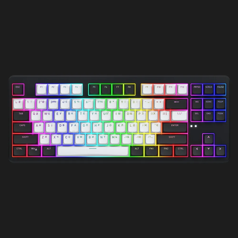 Клавіатура ігрова HATOR Rockfall 3 Mecha TKL wireless orange (Black) (HTK850UA) (UA)