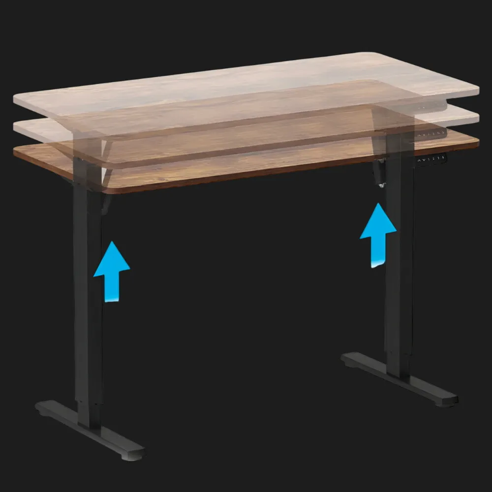 Компьютерный стол OfficePro ODE1260DW (Dark Wood/Black) (UA)