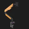 Настольный крепеж для монитора Anda Seat Stealth PRO II RGB 17”-42” (Orange) (UA)