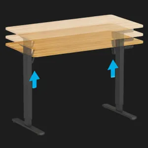Комп'ютерний стіл OfficePro ODE1260LW (Light Wood/Black) (UA) в Бродах