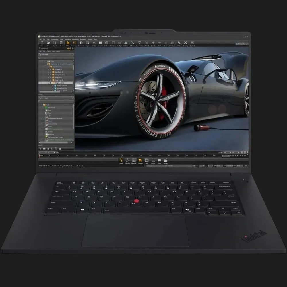 Ноутбук Lenovo ThinkPad P1 Gen 7 16" (Intel Core Ultra 7/32GB/2TB (SSD)/RTX 1000 Ada) (21KV0125US) (Standard)