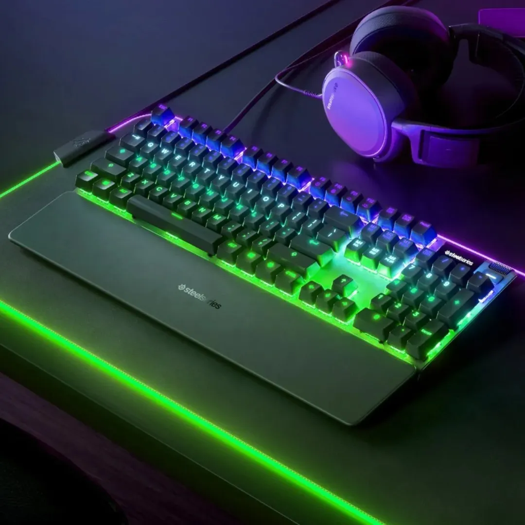 Ігрова клавіатура SteelSeries Apex 7 Blue Switch (Black)