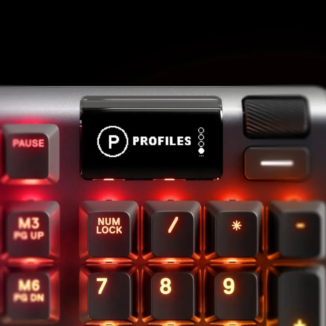 Ігрова клавіатура SteelSeries Apex 7 Blue Switch (Black)