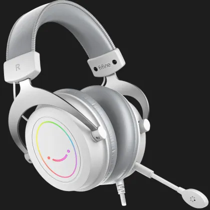 Ігрова гарнітура Fifine RGB H3W (White) в Дрогобичі