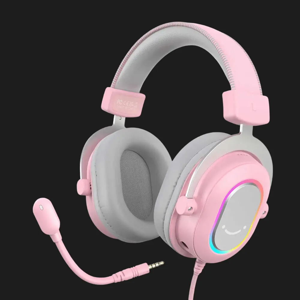 Ігрова гарнітура Fifine RGB H6P (Pink)