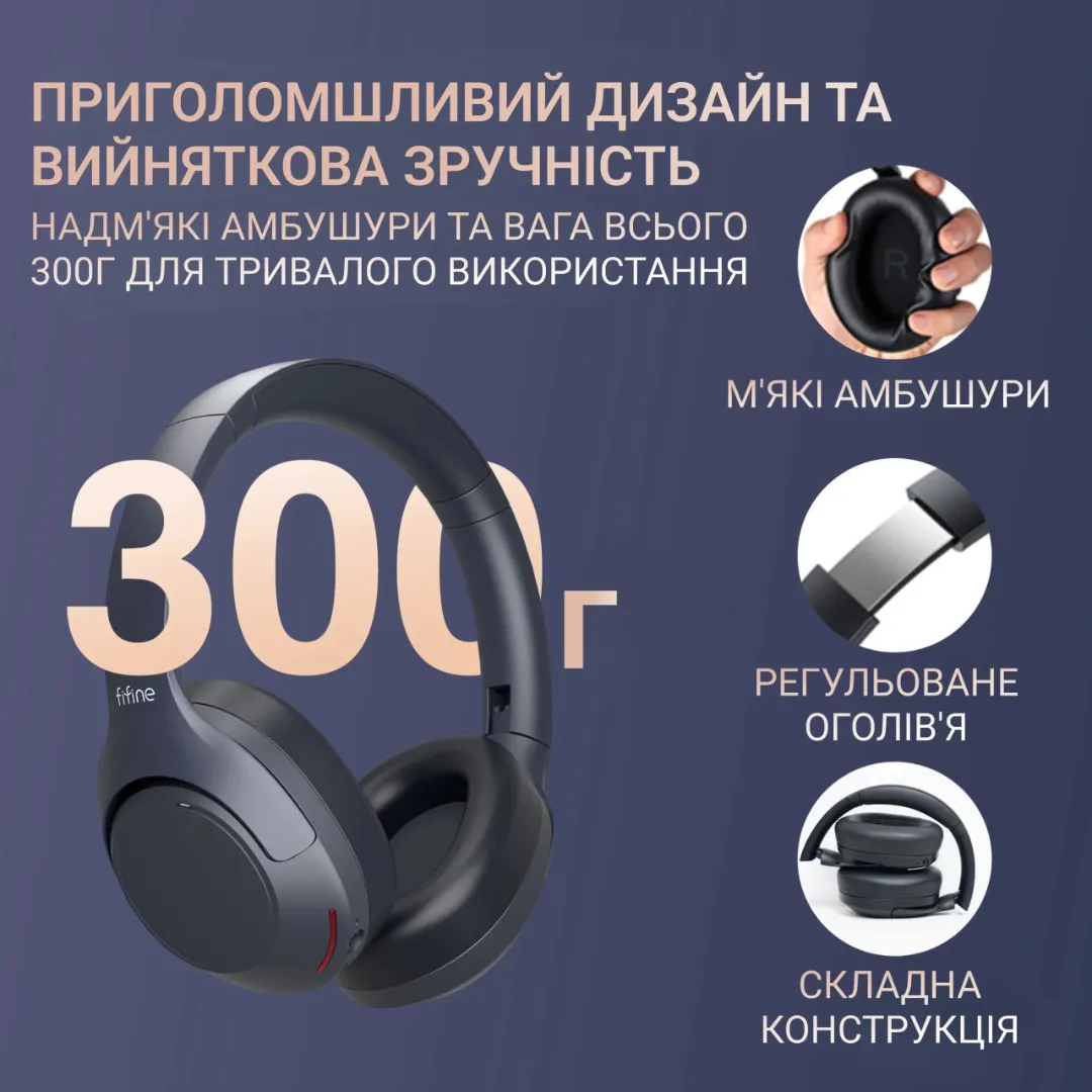 Ігрова гарнітура Fifine X3 (Black)