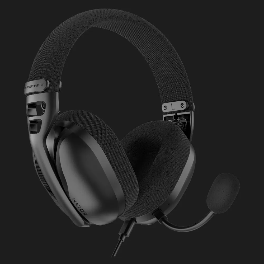 Игровая гарнитура Hator Hyperpunk 3 Hi-Res (Black) (ESH10) (UA)