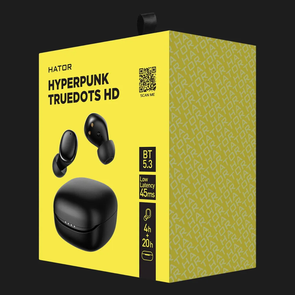 Ігрова гарнітура Hator Hyреrpunk Truedots HD (Black) (HTA-411) (UA)