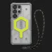 Чехол+ремень UAG Pathfinder Clear with Magnet Bundle для Samsung Galaxy S25 Ultra (Active Neon Lanyard)