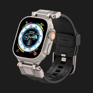Ремінець Spigen Dura Pro Armor Band для Apple Watch 44/45/46/49mm (Black)