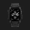 Чехол-ремешок Spigen Rugged Armor Pro для Apple Watch 46mm 2024 (Matte Black)