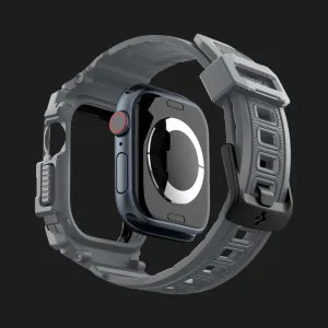 Чохол-ремінець Spigen Rugged Armor Pro для Apple Watch 46mm 2024 (Dark Gray)