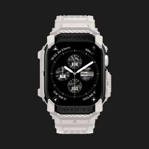 Чохол-ремінець Spigen Rugged Armor Pro для Apple Watch 46mm 2024 (Dune Beige)