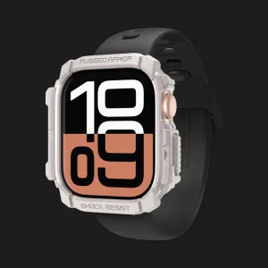 Чохол Spigen Rugged Armor для Apple Watch 2024 46mm (Dune Beige)
