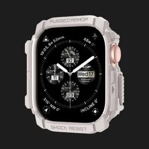 Чохол Spigen Rugged Armor для Apple Watch 2024 46mm (Dune Beige)