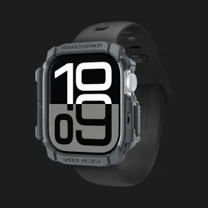 Чохол Spigen Rugged Armor для Apple Watch 2024 46mm (Dark Gray)
