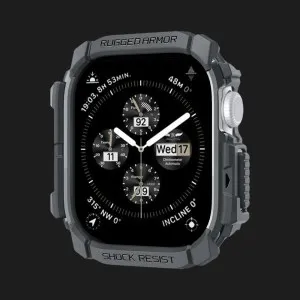 Чохол Spigen Rugged Armor для Apple Watch 2024 46mm (Dark Gray)