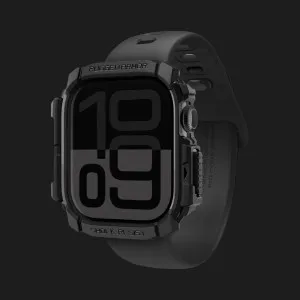 Чохол Spigen Rugged Armor для Apple Watch 2024 46mm (Matte Black)