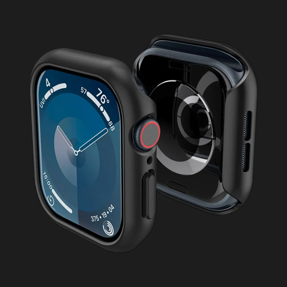Чехол Spigen Thin Fit для Apple Watch 46mm (2024) (Black)