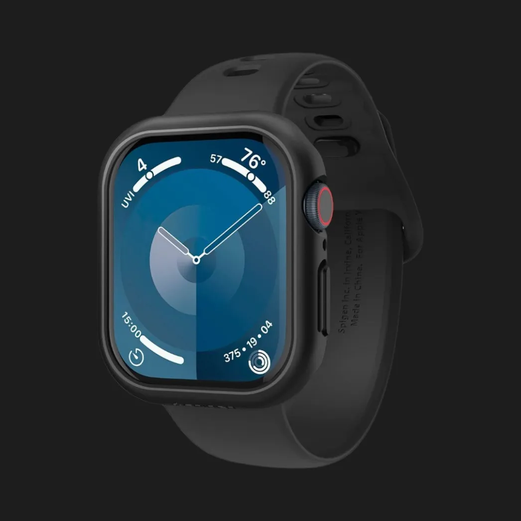 Чехол Spigen Thin Fit для Apple Watch 46mm (2024) (Black)