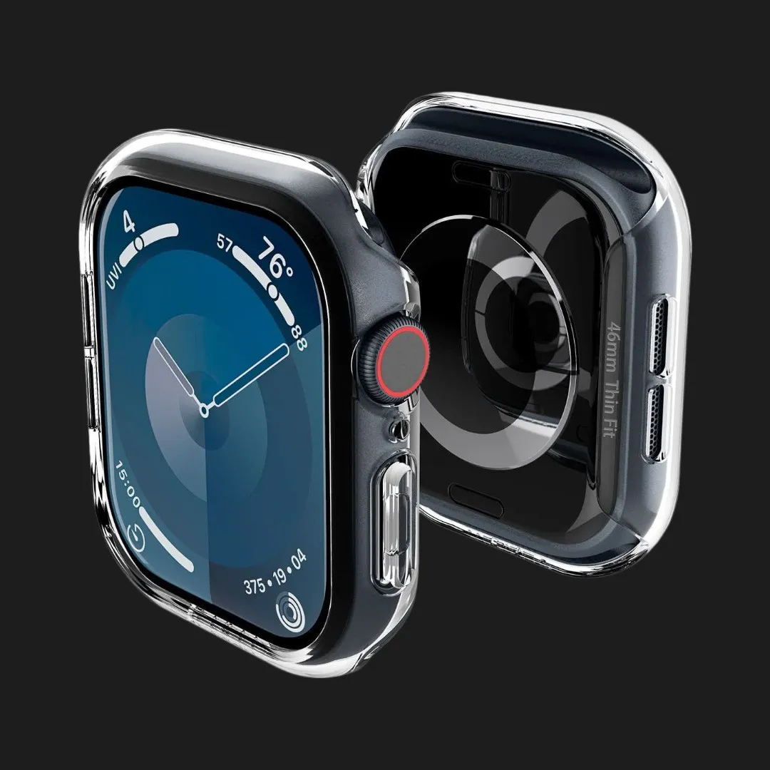Чохол Spigen Thin Fit для Apple Watch 46mm (2024) (Crystal Clear)