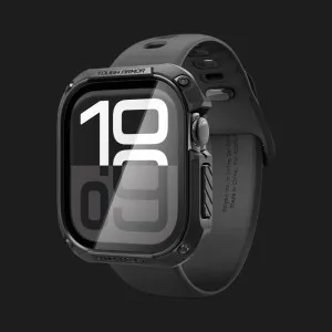 Чехол Spigen Tough Armor для Apple Watch 46mm (2024) (Black)
