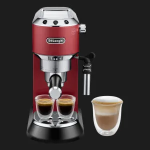 Рожковая кофеварка DeLonghi Dedica (Red)