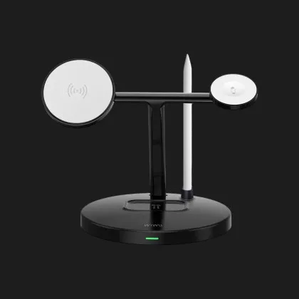 Бездротова зарядка WiWU 4-in-1 Wireless Charger (Black) в Чернівцях