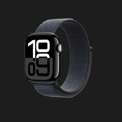 б/у Apple Watch Series 10 GPS 46mm Jet Black Aluminum Case with Ink Sport Loop (MWWR3) в Каменском