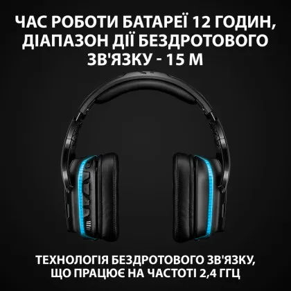 Ігрові навушники Logitech G935 Wireless (Black) (EU)