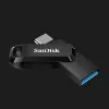Флеш-накопитель SanDisk USB 3.1 Ultra Dual Type-C 128GB (Black)